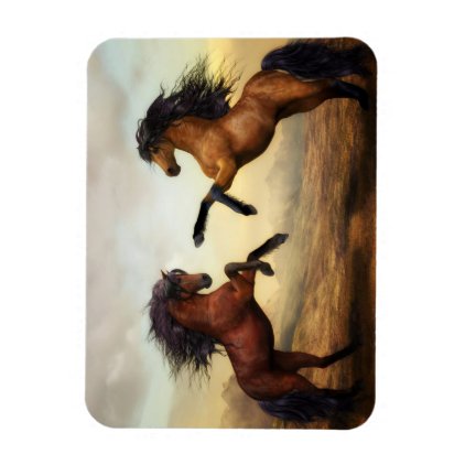 Wild Horses Magnet