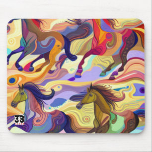 Wild Horses Mouse Pad