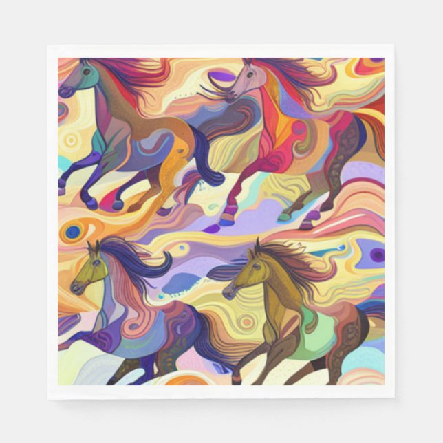 Wild Horses Napkins (Front)