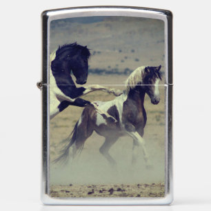 WILD HORSES OF ONAQUI PINTO Zippo Lighter