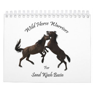 Wild Horses of Sand Wash Basin, Colorado Calendar