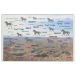 Wild Horses of Sand Wash Basin Fabric