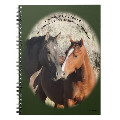 Wild Horses of Sand Wash Basin Notebook
