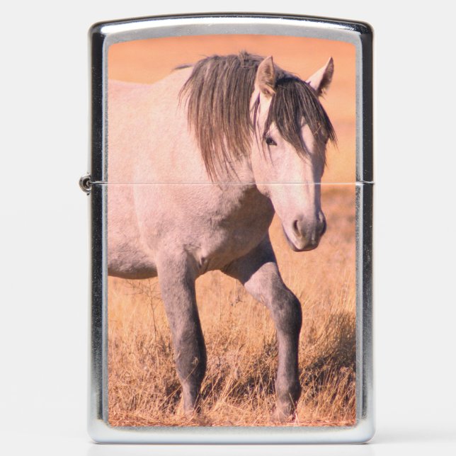 WILD HORSES OF UTAH ONAQUI HERD Zippo Lighter (Front)