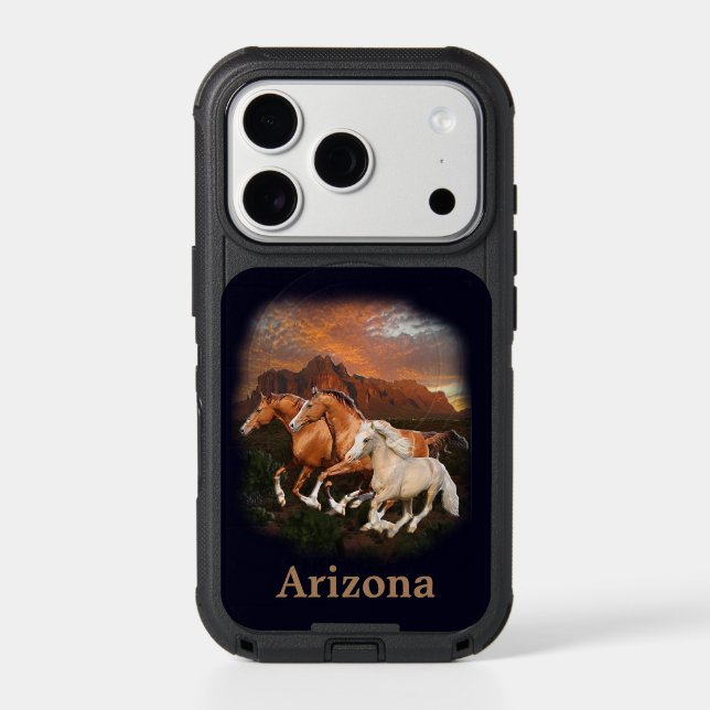 Wild Horses otterbox iPhone Case (Back)