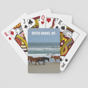 Wild Horses Outer Banks OBX North Carolina Poker Cards
