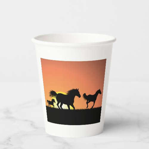 Wild Horses Paper Cups