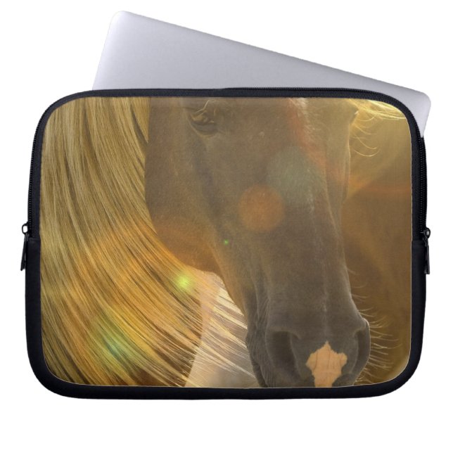 Wild Horses Photo Electronics Bag (Front)