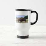 Wild Horses Plastic Travel Mug