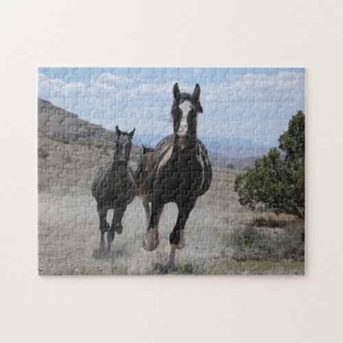 Wild Horses Running Jigsaw Puzzle