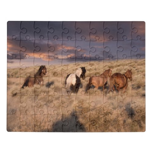 Wild Horses Running Jigsaw Puzzle