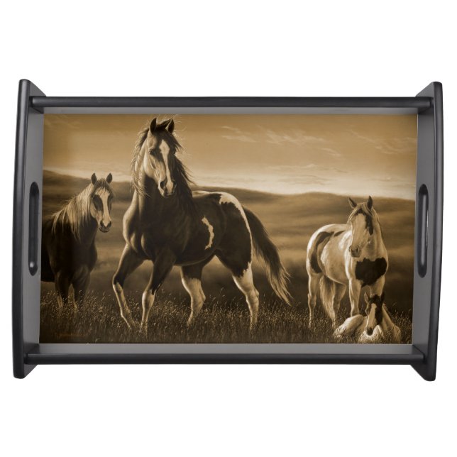 Wild Horses Serving Tray (Front)