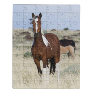 Wild Horses, Steens Mountains Jigsaw Puzzle