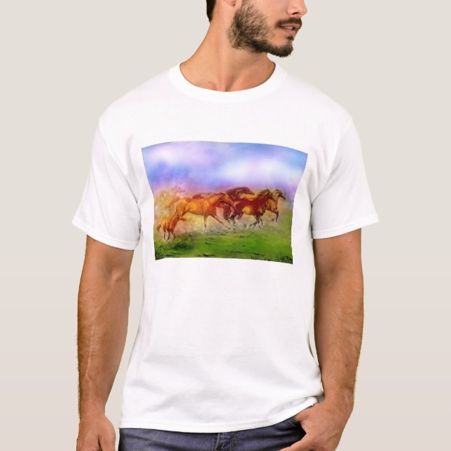 WILD HORSES T-Shirt (Front)
