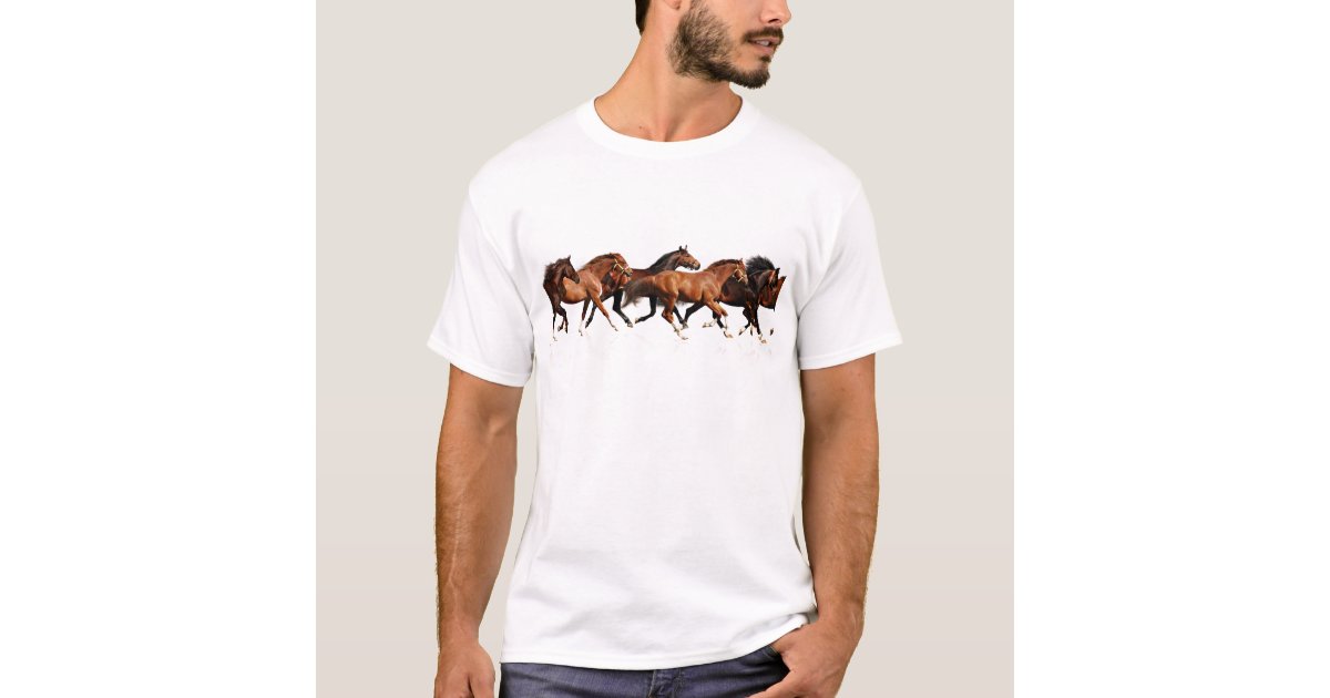 Wild Horses T-Shirt | Zazzle