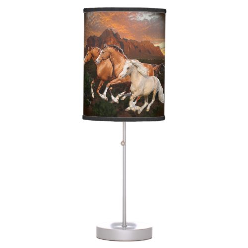 Wild Horses Table Lamp