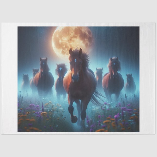 Wild Horses Tissue Paper (Front)