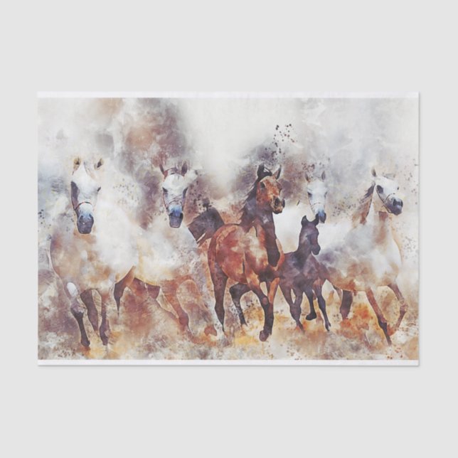 Wild Horses Tissue Paper (Front)