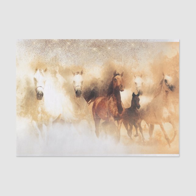 Wild Horses Tissue Paper (Front)