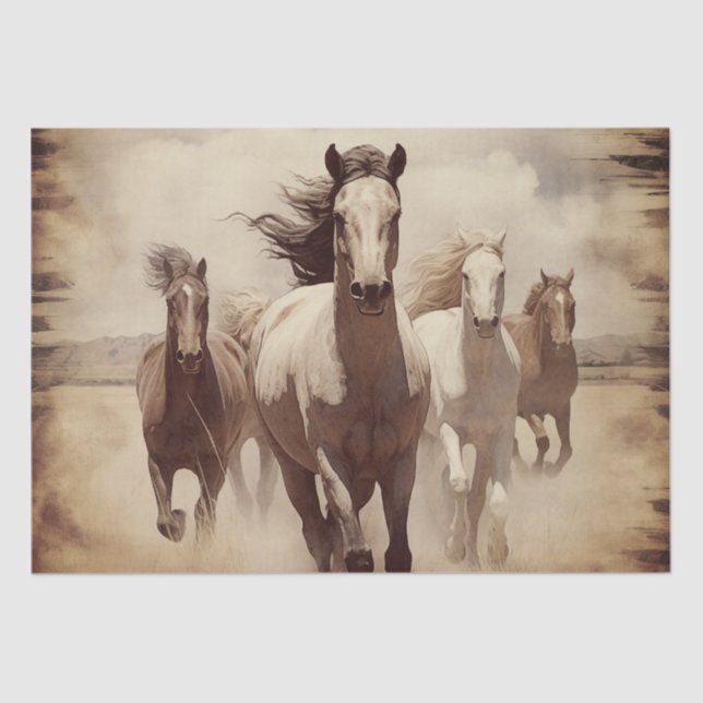 Wild Horses Tissue Paper (Front)