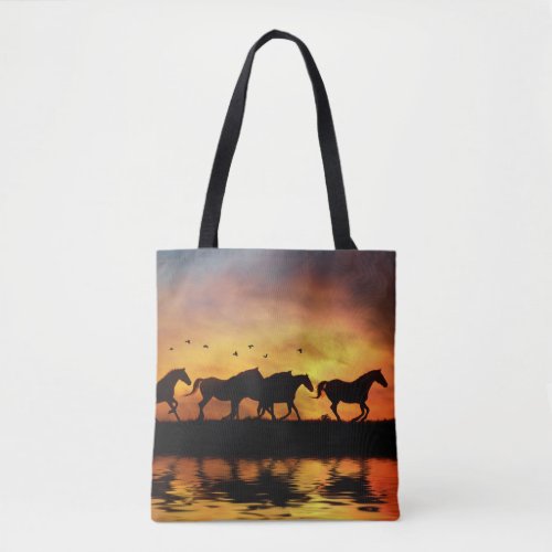 Wild Horses Tote Bag