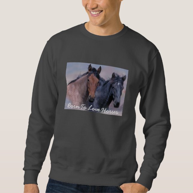 Wild Horses Unisex Adult Sweatshirt (Front)