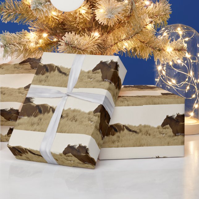 Wild Horses Wrapping Paper (Holidays)