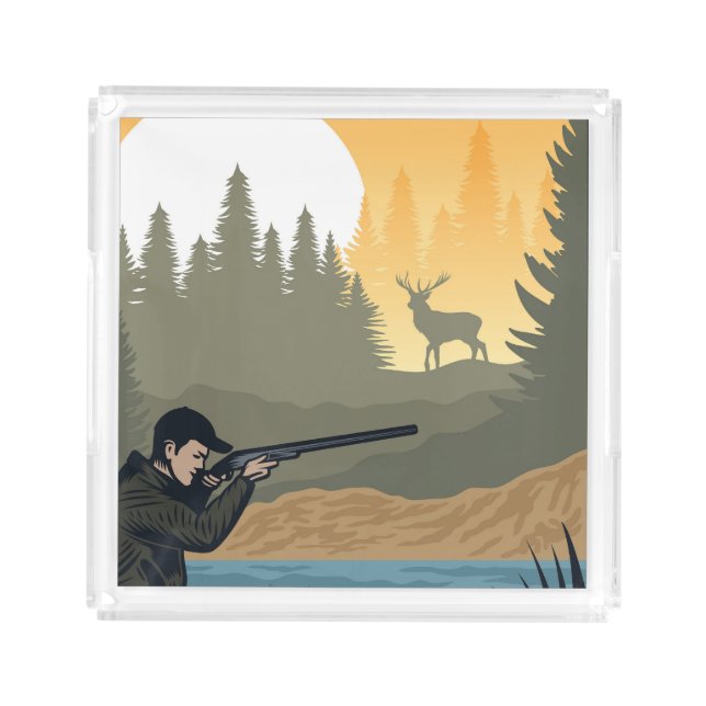 Wild hunting acrylic tray (Front)