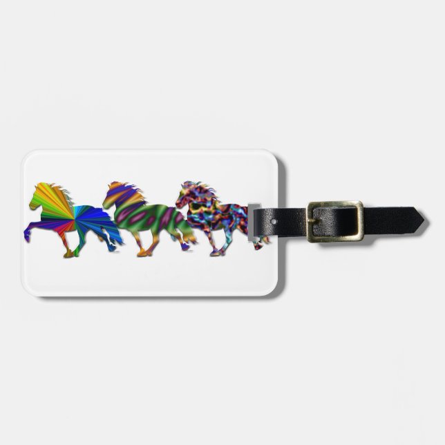Wild Icelandics Luggage Tag (Front Horizontal)