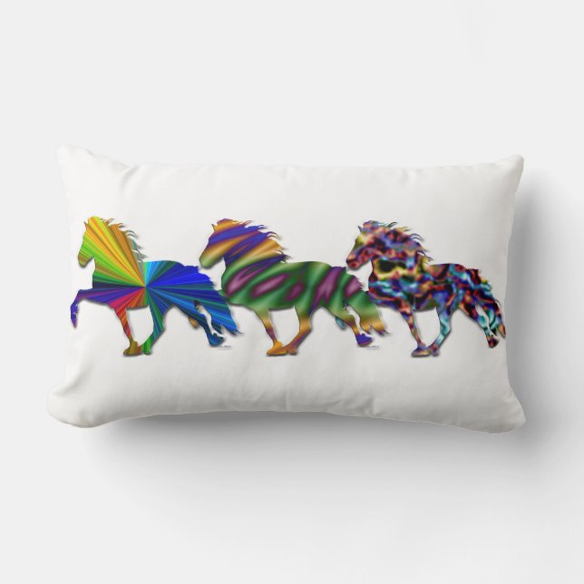 Wild Icelandics Lumbar Pillow (Front)