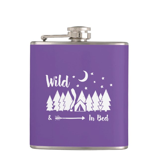Wild In Bed Flask (Front)
