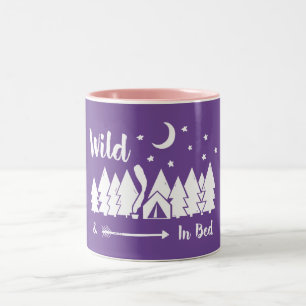 Wild In Bed Two-Tone Coffee Mug