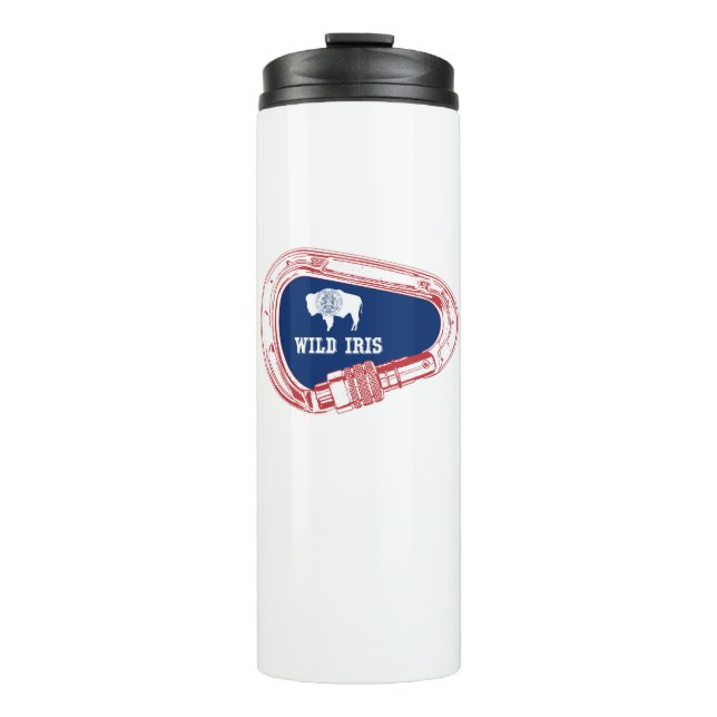 Wild Iris Climbing Carabiner Thermal Tumbler (Front)