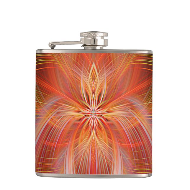 Wild Iris Flask (Front)