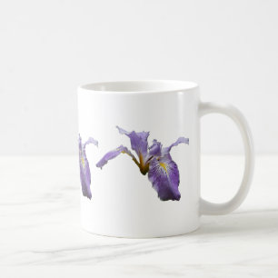 Wild Iris Flower Purple Floral Coffee Mug