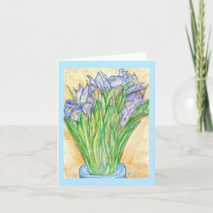 "Wild Iris" Greeting Card