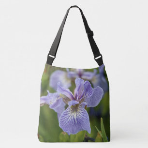 Wild Iris Purple Flower Bag