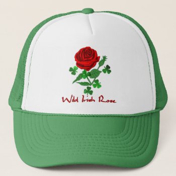 Wild Irish Rose Trucker Hat by orsobear at Zazzle