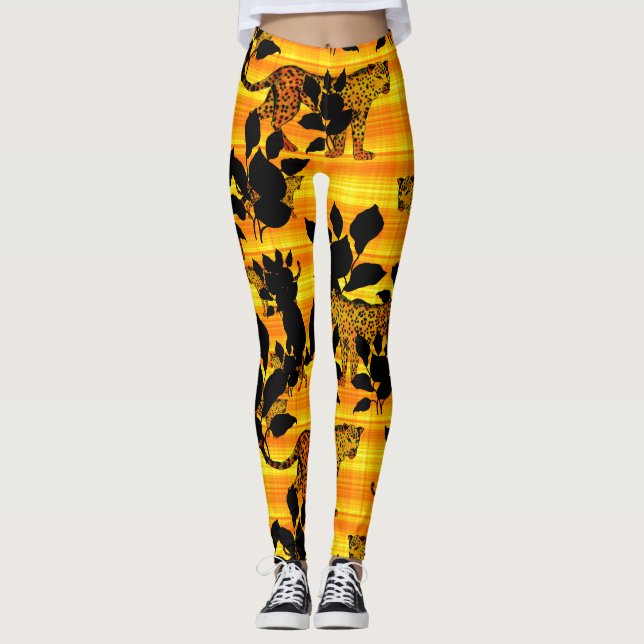 Wild jaguar leggings (Front)