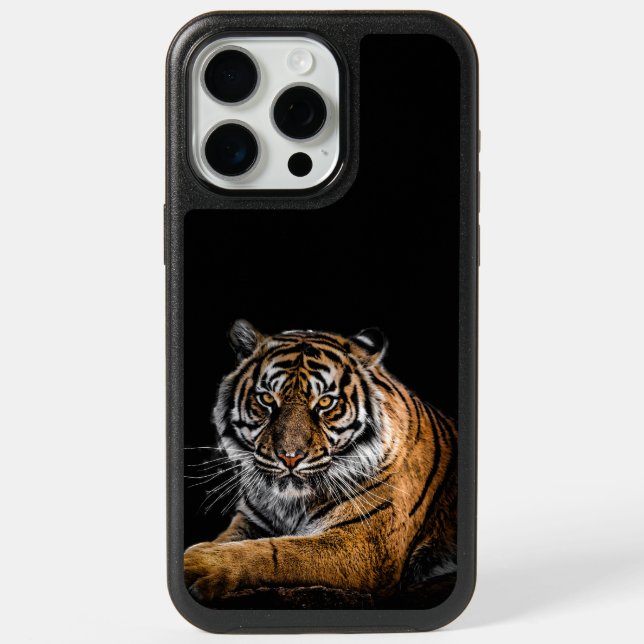 Wild Jungle Animal Tiger  iPhone 15 Pro Max Case (Back)