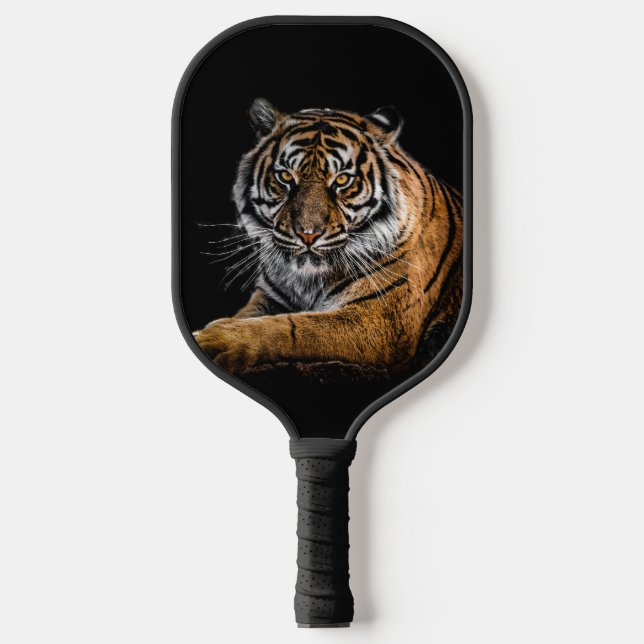 Wild Jungle Animal Tiger  Pickleball Paddle (Front)