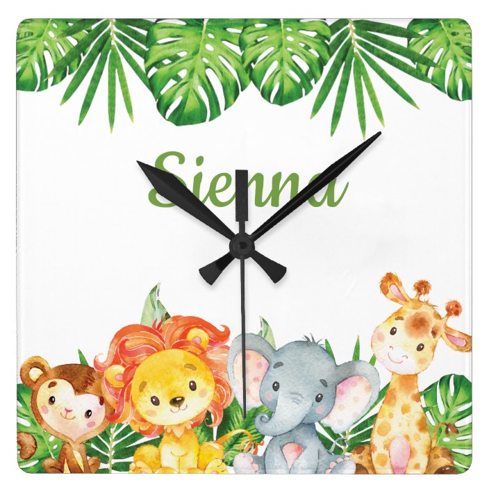 wild animal nursery decor