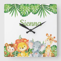 Wild Jungle Animals Safari Kids Girl Nursery Décor
