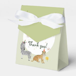 Wild Jungle Birthday Favor Boxes