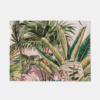 Wild jungle paradise doormat