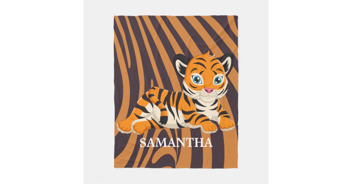 Wild Jungle Safari Animals baby Fleece Blanket | Zazzle