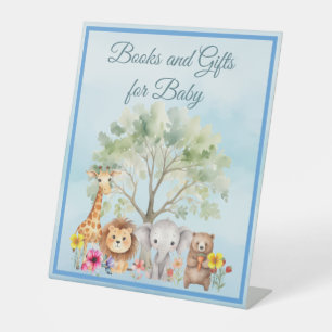 Wild Jungle Zoo Animals - Books for Baby Pedestal Sign
