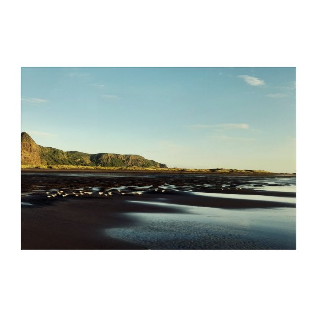 Wild Karekare Beach Coastal Photo Acrylic Print (Front)