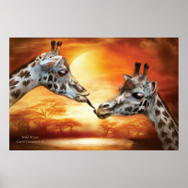 Wild Kisses Art Poster (Front)