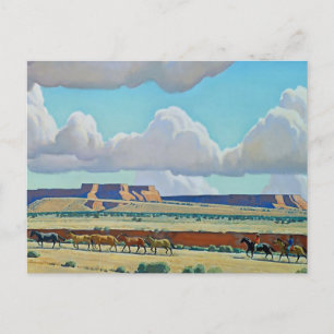 “Wild Land of the Navajo” by Maynard Dixon Postcard